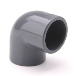 PVC könyök 45° D75