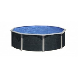 PONTAQUA RATTAN 4,6 x 1,20 m kerek medence
