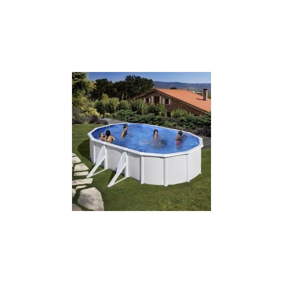 PONTAQUA WHITE 6,1x3,75x1,2m ovális medence
