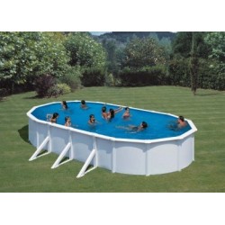 PONTAQUA WHITE STAR 7,30x3,75x1,32m ovális medence