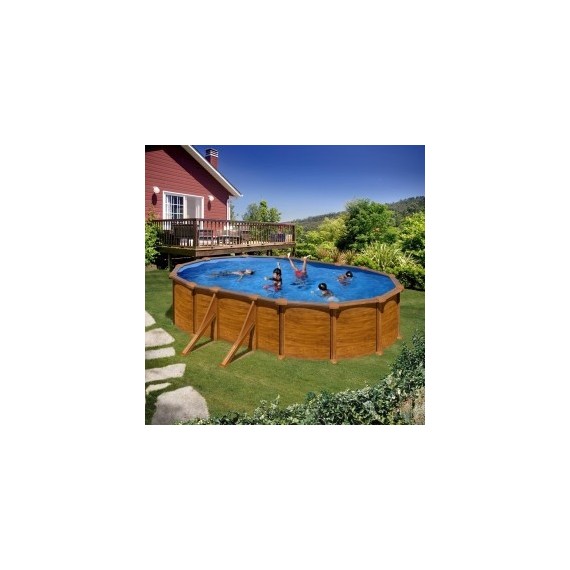 PONTAQUA WOOD STAR 6,1x3,75x1,32 m ovális medence