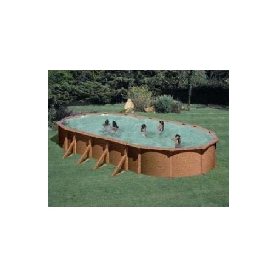 PONTAQUA WOOD STAR 9,15x4,7x1,32 m ovális medence