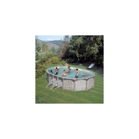 PONTAQUA ROCK 6,10x3,75x1,2m ovális medence