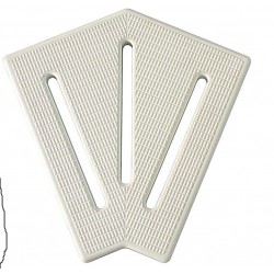 Túlfolyó sarok elem 45º 145mm