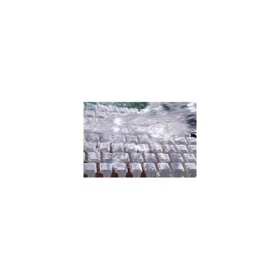 Túlfolyó rács flexibilis Square - Transzparens 250mm