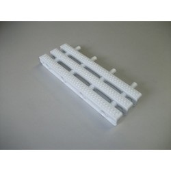 Túlfolyó rács egyenes WP 195mm