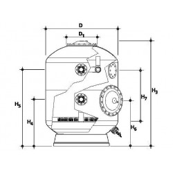 TRB Norm Ø1600 1,2m 60m3/h D160/140