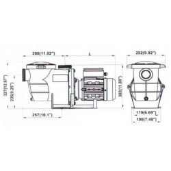Szűrőszett Neo Ø480mm 0,75HP Basic szivattyú 9m3/h