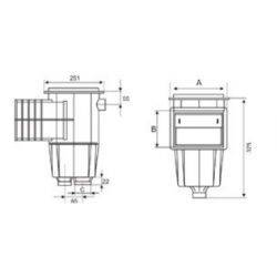 Szkimmer WP nyakmagasító