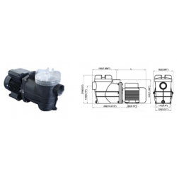 Basic 14m3/h H8m 1,0HP/230V