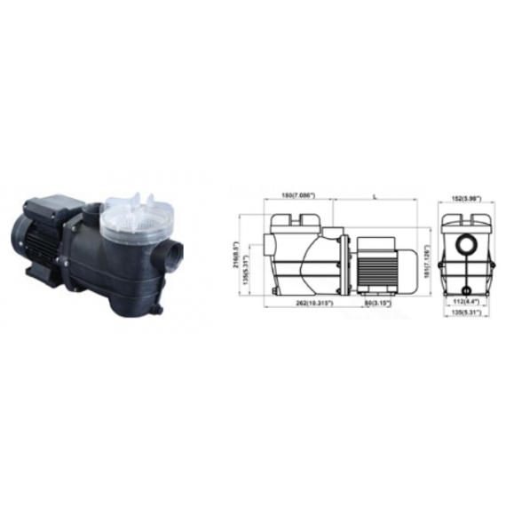 Basic 24m3/h H10m 2,0HP/230V