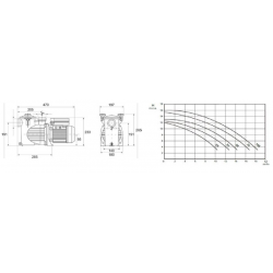 OPTIMA 75T 10m3/h H10m 0,75HP 400V