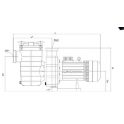 AQUAFILT 80m3/h H8m 5,5HP 400V