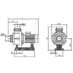 Karpa 350T 63m3/h 3,5HP 400V