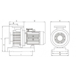 KONTRA-4 1000 IE3 126m3/h H10m 10,0HP 230V/400V