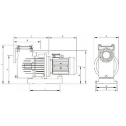 MAGNUS-4 300 45m3/h H10m 3,0HP 230V/400V