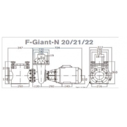PSH F-Giant-N 18 95m3/h H10m 5,5HP 230/400V