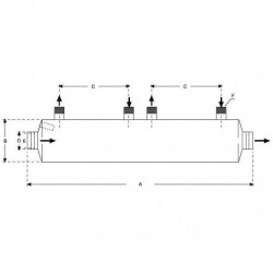Hőcserélő D-HWT 35 - 40 kW