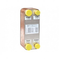 Lemezes hőcserélő D-PWT 50 kW / 55°C forrasztott