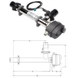 Fűtőpatron Evo D-EWT 6 kW