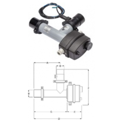 Fűtőpatron Mini D-EWT 2 kW