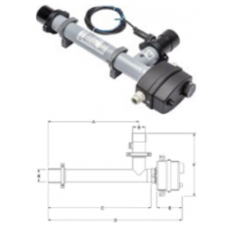 Fűtőpatron Evo-Titan D-EWT 3kW