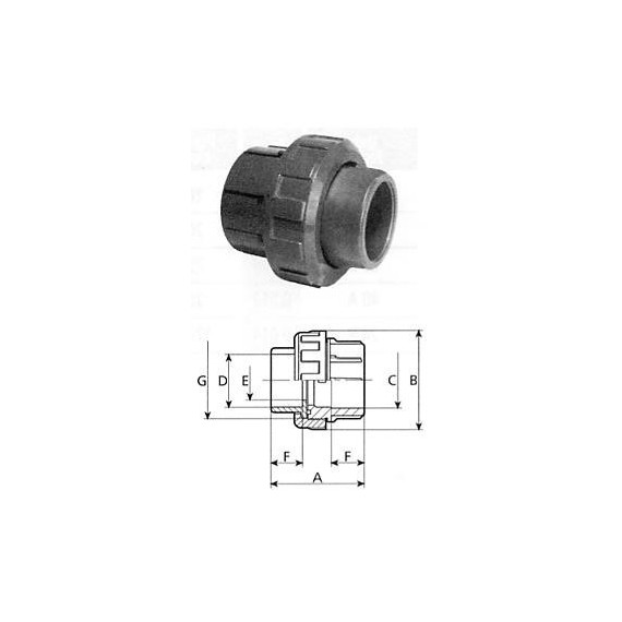 PVC hollander, d50