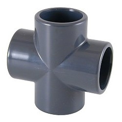 PVC kereszt idom, d50