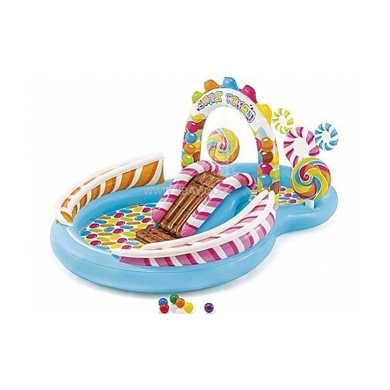 Cukorkás játszó medence 295 x 191 x 130 cm