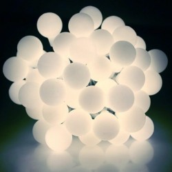 GYÖNGY FÉNYFÜZÉR ZÖLD KÁBELLEL - HIDEG FEHÉR kül- és beltér Égők száma 120 DB