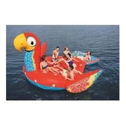 BESTWAY felfújható hatszemélyes úszósziget, papagáj alakú, 230 x 180cm