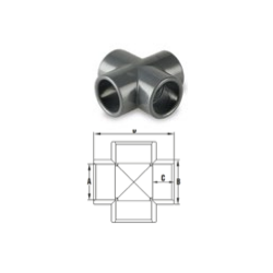 Kereszt idom D 125 PN 16