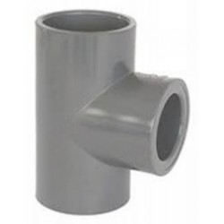 PVC szűkített T-idom D50-63  90°