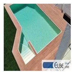 Medencefólia ELBTAL típusú Terrakotta mozaik 165 cm széles