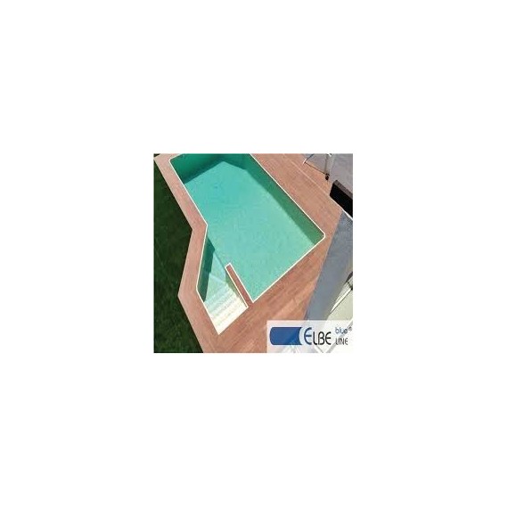 Medencefólia ELBTAL típusú Terrakotta mozaik 165 cm széles